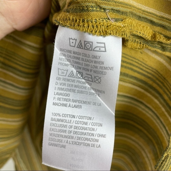 LOGO Striped Woven Blouse with Embroidery​​​​​​ - Picture 7 of 7